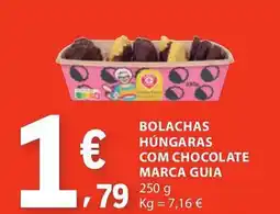 E.Leclerc Bolachas húngaras com chocolate marca guia promoção