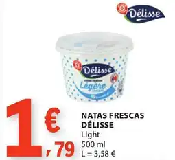 E.Leclerc Natas frescas délisse light promoção