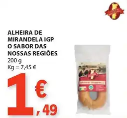 E.Leclerc Alheira de mirandela igp o sabor das nossas regiões promoção