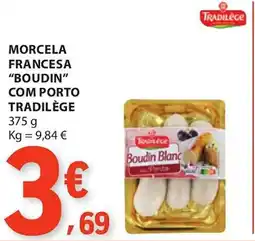E.Leclerc Morcela francesa "boudin" com porto tradilège promoção