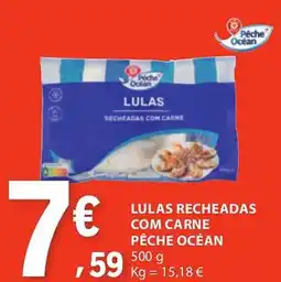 E.Leclerc Lulas recheadas com carne pêche océan promoção