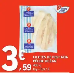 E.Leclerc Filetes de pescada pêche océan promoção