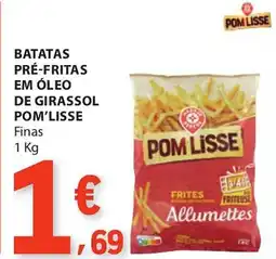 E.Leclerc Batatas pré-fritas em óleo de girassol pom'lisse promoção