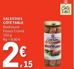 E.Leclerc Salsichas côté table promoção