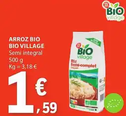 E.Leclerc Arroz bio bio village semi integral promoção