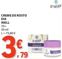 E.Leclerc Creme de rosto dia inell promoção
