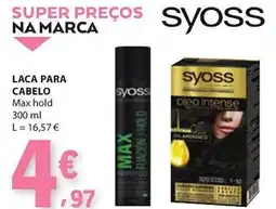 E.Leclerc Laca para cabelo syoss promoção