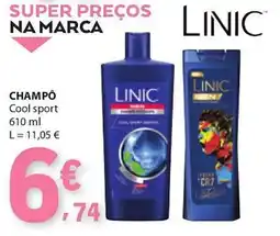 E.Leclerc Linic champô cool sport promoção