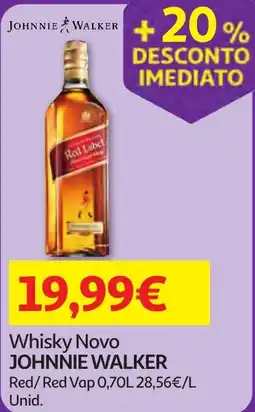 Minipreço Whisky Novo JOHNNIE WALKER promoção