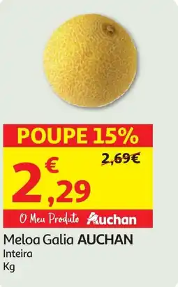 Minipreço Meloa Galia AUCHAN Inteira promoção