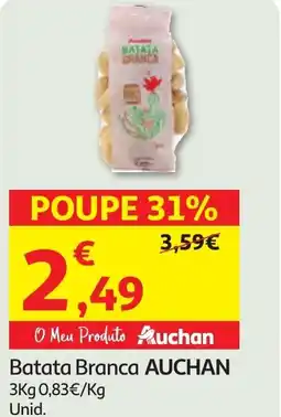 Minipreço Batata Branca AUCHAN promoção