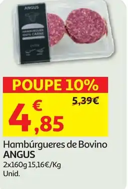 Minipreço Hambúrgueres de Bovino ANGUS promoção