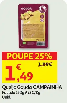 Minipreço Queijo Gouda CAMPAINHA Fatiado promoção