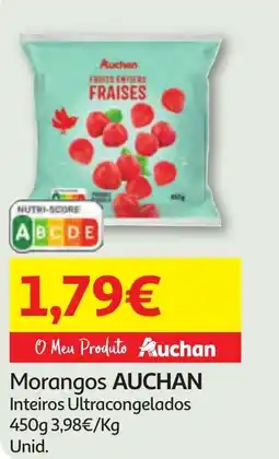 Minipreço Morangos AUCHAN Inteiros Ultracongelados promoção