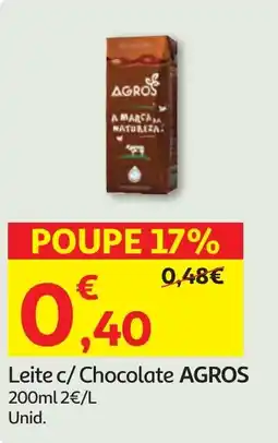 Minipreço Leite c/ Chocolate AGROS promoção
