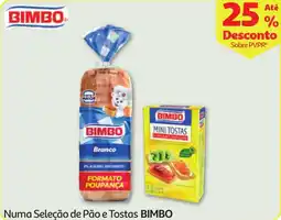 Minipreço Numa Seleção de Pão e Tostas BIMBO promoção
