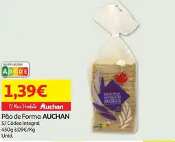 Minipreço Pão de Forma AUCHAN S/Côdea Integral promoção