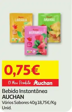 Minipreço Bebida Instantânea AUCHAN promoção