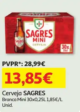 Minipreço Cerveja SAGRES promoção