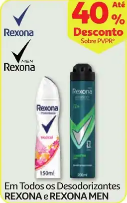 Minipreço Em Todos os Desodorizantes REXONA e REXONA MEN promoção