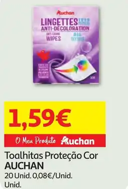 Minipreço Toalhitas Proteção Cor AUCHAN promoção