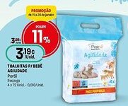 Intermarché Toalhitas p/ bebe agilidade PorSi promoção