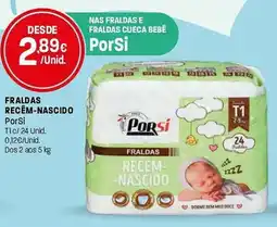 Intermarché Fraldas recēm-nascido PorSi promoção