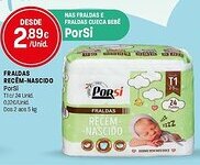 Intermarché Fraldas recēm-nascido PorSi promoção