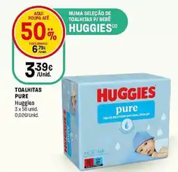 Intermarché Toalhitas pure huggies promoção