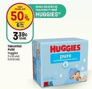 Intermarché Toalhitas pure huggies promoção