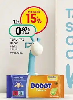 Intermarché Toalhitas Dodot promoção
