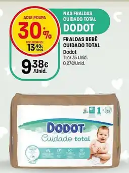 Intermarché Fraldas bebe cuidado total dodot promoção