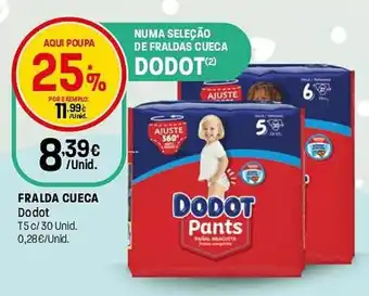 Fralda cueca Dodot