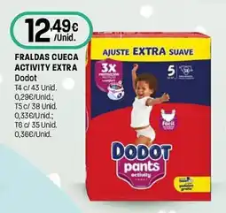 Intermarché Fraldas cueca activity extra dodot promoção