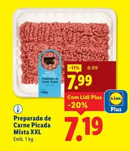Lidl Preparado de Carne Picada Mista XXL promoção