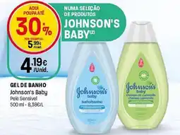 Intermarché Gel de banho johnson's baby promoção
