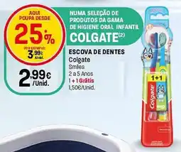 Intermarché Escova de dentes Colgate promoção