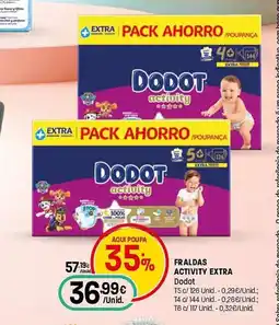 Intermarché Fraldas activity extra dodot promoção