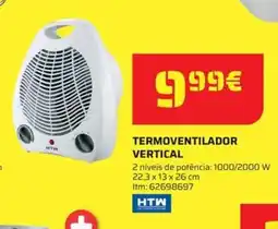 Bricomarché Termoventilador vertical promoção