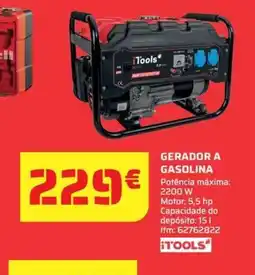 Bricomarché Itools gerador a gasolina promoção