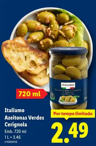 Italiamo Azeitonas Verdes Cerignola
