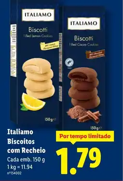 Lidl Italiamo Biscoitos com Recheio promoção