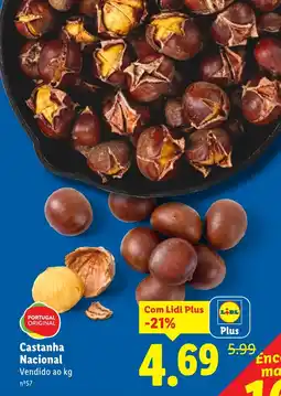 Lidl Castanha Nacional promoção