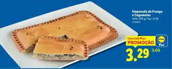 Lidl Empanada de Frango e Cogumelos promoção