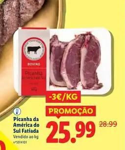Lidl Picanha da América do Sul Fatiada promoção