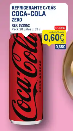 Makro Refrigerante c/gás coca-cola zero promoção