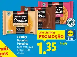 Lidl Sondey Bolacha Proteica promoção