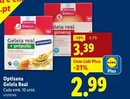 Lidl Optisana Geleia Real promoção
