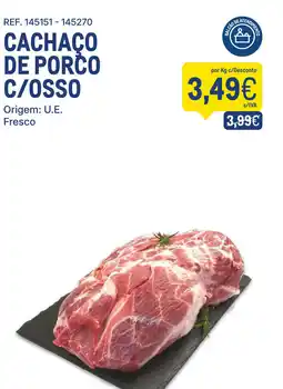 Makro Cachaço de porco c/osso promoção