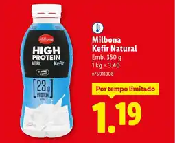 Lidl Milbona Kefir Natural promoção